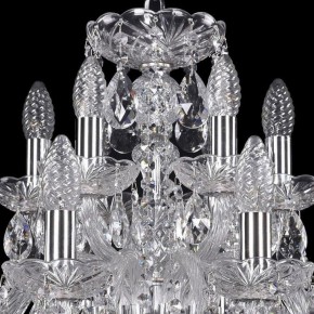 Подвесная люстра Bohemia Ivele Crystal 1402 1402/12+6/240/Ni в Приобье - priobie.mebel24.online | фото 4