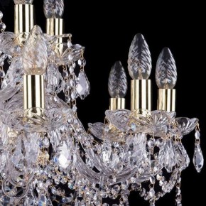 Подвесная люстра Bohemia Ivele Crystal 1411 1411/10+5/240/G/Leafs в Приобье - priobie.mebel24.online | фото 2