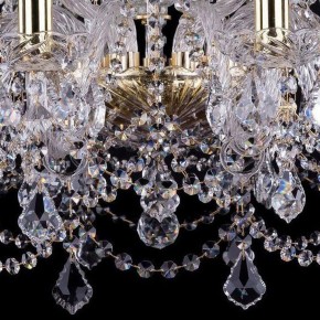 Подвесная люстра Bohemia Ivele Crystal 1411 1411/10+5/240/G/Leafs в Приобье - priobie.mebel24.online | фото 3