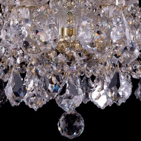 Подвесная люстра Bohemia Ivele Crystal 1413 1413/10/165/G/Leafs в Приобье - priobie.mebel24.online | фото 3