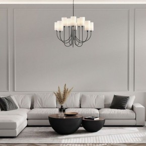 Подвесная люстра Eurosvet Abbey 60164/10 черный в Приобье - priobie.mebel24.online | фото 4