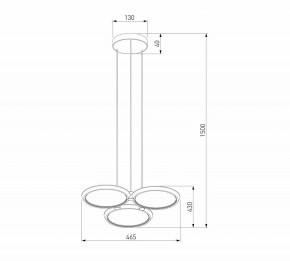 Подвесная люстра Eurosvet Crespella 90034/3 золото в Приобье - priobie.mebel24.online | фото 5