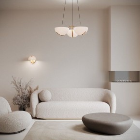 Подвесная люстра Eurosvet Emisfero 50083/3 LED золото в Приобье - priobie.mebel24.online | фото 4