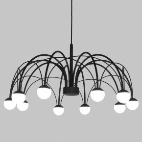 Подвесная люстра Eurosvet Ragno 90034/10 LED черный в Приобье - priobie.mebel24.online | фото