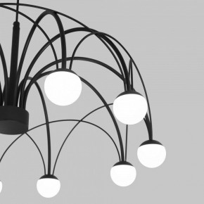 Подвесная люстра Eurosvet Ragno 90034/10 LED черный в Приобье - priobie.mebel24.online | фото 6