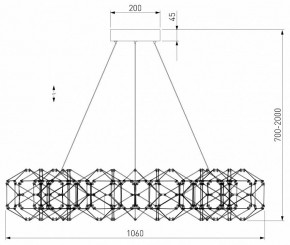 Подвесная люстра Eurosvet Uma 90369/15 медь в Приобье - priobie.mebel24.online | фото 4