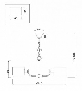 Подвесная люстра Freya Anita FR5012PL-05CH в Приобье - priobie.mebel24.online | фото 4