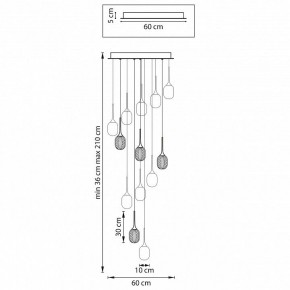 Подвесная люстра Lightstar Acrile 738131 в Приобье - priobie.mebel24.online | фото 7