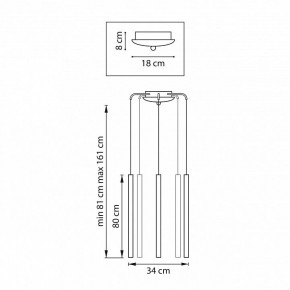 Подвесная люстра Lightstar Tubo L5T747443 в Приобье - priobie.mebel24.online | фото 3
