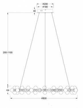 Подвесная люстра Maytoni Tessara MOD081PL-L60G3K в Приобье - priobie.mebel24.online | фото 4