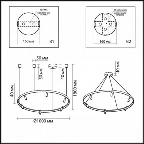 Подвесная люстра Odeon Light Fonda 4317/93L в Приобье - priobie.mebel24.online | фото 6