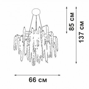 Подвесная люстра Vitaluce V28550 V28550-9/7S в Приобье - priobie.mebel24.online | фото 5