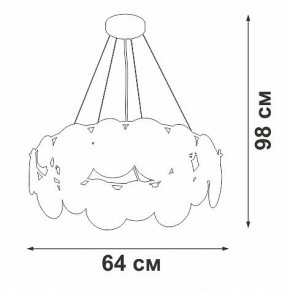 Подвесная люстра Vitaluce V5801 V5801-8/6S в Приобье - priobie.mebel24.online | фото 7