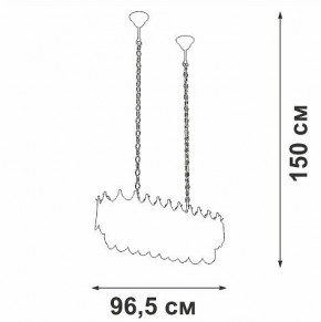 Подвесная люстра Vitaluce V58120 V58120-8/11 в Приобье - priobie.mebel24.online | фото 3
