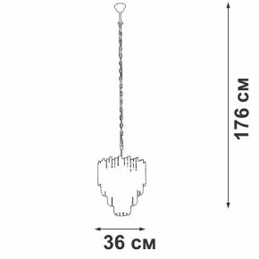 Подвесная люстра Vitaluce V58471 V58471-8/5 в Приобье - priobie.mebel24.online | фото 5