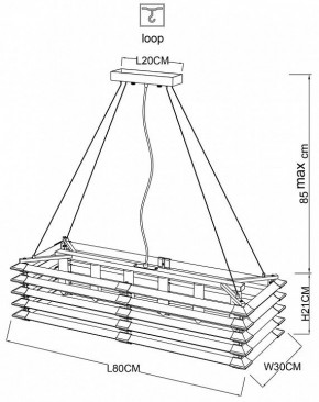 Подвесной светильник Arte Lamp Caravaggio A1059SP-6CC в Приобье - priobie.mebel24.online | фото 4