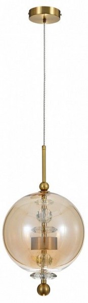 Подвесной светильник Indigo Illusione 11055/1P Amber в Приобье - priobie.mebel24.online | фото 2