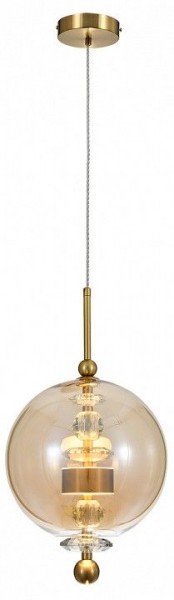 Подвесной светильник Indigo Illusione 11055/1P Amber в Приобье - priobie.mebel24.online | фото 4