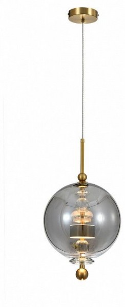 Подвесной светильник Indigo Illusione 11055/1P Smoke в Приобье - priobie.mebel24.online | фото 4