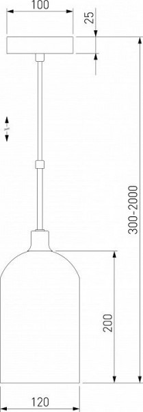 Подвесной светильник Eurosvet Bambola 50357/1 латунь в Приобье - priobie.mebel24.online | фото 3