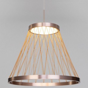 Подвесной светильник Eurosvet Cesta 40016/1 LED коричневый в Приобье - priobie.mebel24.online | фото