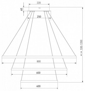Подвесной светильник Eurosvet Collars 90264/3 белый в Приобье - priobie.mebel24.online | фото 8