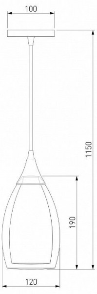 Подвесной светильник Eurosvet Cosmic 50085/1 золото в Приобье - priobie.mebel24.online | фото 5