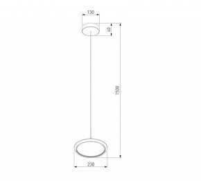 Подвесной светильник Eurosvet Crespella 90034/1 золото в Приобье - priobie.mebel24.online | фото 6