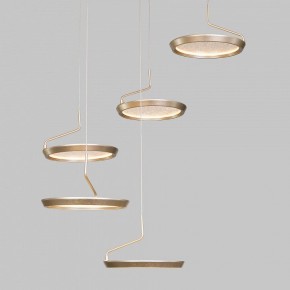 Подвесной светильник Eurosvet Crespella 90034/6 золото в Приобье - priobie.mebel24.online | фото 6