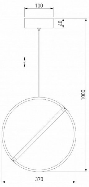 Подвесной светильник Eurosvet Element 90281/1 хром в Приобье - priobie.mebel24.online | фото 3