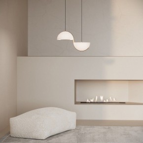 Подвесной светильник Eurosvet Emisfero 50083/2 LED золото в Приобье - priobie.mebel24.online | фото 2