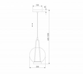 Подвесной светильник Eurosvet Frasco 50267/1 LED латунь в Приобье - priobie.mebel24.online | фото 5