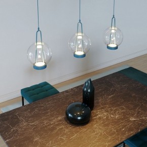 Подвесной светильник Eurosvet Frasco 50267/1 LED синий в Приобье - priobie.mebel24.online | фото 4