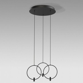 Подвесной светильник Eurosvet Layla 50257/3 LED черный в Приобье - priobie.mebel24.online | фото