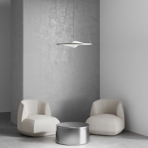 Подвесной светильник Eurosvet Occhio 40027/1 LED серый в Приобье - priobie.mebel24.online | фото 4