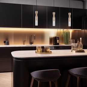Подвесной светильник Eurosvet Swan 50253/1 LED латунь в Приобье - priobie.mebel24.online | фото 3