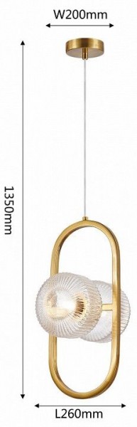 Подвесной светильник Favourite Malinconia 4051-2P в Приобье - priobie.mebel24.online | фото 4