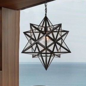 Подвесной светильник Imperiumloft Black Star Clear Glass 101314-26 в Приобье - priobie.mebel24.online | фото