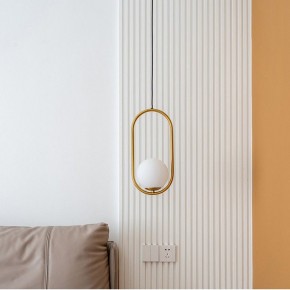 Подвесной светильник Imperiumloft Matthew Mccormick Hoop Gold Mila Pendant HOOP-B01 в Приобье - priobie.mebel24.online | фото 4