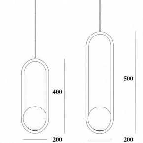 Подвесной светильник Imperiumloft Matthew McCormick hoop HOOP-B01 в Приобье - priobie.mebel24.online | фото 7
