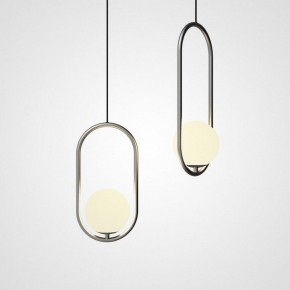 Подвесной светильник Imperiumloft Matthew Mccormick Hoop Silver Mila Pendant HOOP-B01 в Приобье - priobie.mebel24.online | фото 2