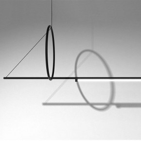 Подвесной светильник Imperiumloft Suspension Cercle Et Trait – Graphite Satine 40.1282-0 в Приобье - priobie.mebel24.online | фото 3