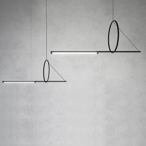 Подвесной светильник Imperiumloft Suspension Cercle Et Trait – Graphite Satine 40.1282-0 в Приобье - priobie.mebel24.online | фото 4