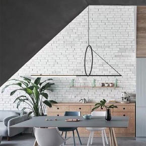 Подвесной светильник Imperiumloft Suspension Cercle Et Trait – Graphite Satine 40.1282-0 в Приобье - priobie.mebel24.online | фото 5