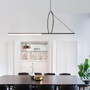 Подвесной светильник Imperiumloft Suspension Cercle Et Trait – Graphite Satine 40.1282-0 в Приобье - priobie.mebel24.online | фото 7