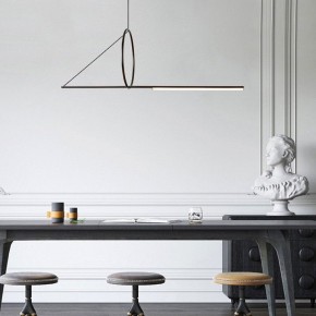 Подвесной светильник Imperiumloft Suspension Cercle Et Trait – Graphite Satine 40.1282-0 в Приобье - priobie.mebel24.online | фото 8