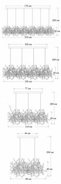 Подвесной светильник Imperiumloft Tezani Argent 40.2060-4 в Приобье - priobie.mebel24.online | фото 2