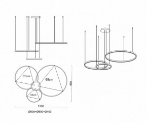 Подвесной светильник Kink Light Тор 08223,36PA(3000K) в Приобье - priobie.mebel24.online | фото 2