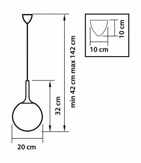 Подвесной светильник Lightstar Globo 813022 в Приобье - priobie.mebel24.online | фото 3