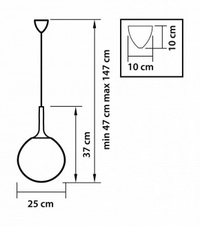 Подвесной светильник Lightstar Globo 813031 в Приобье - priobie.mebel24.online | фото 3